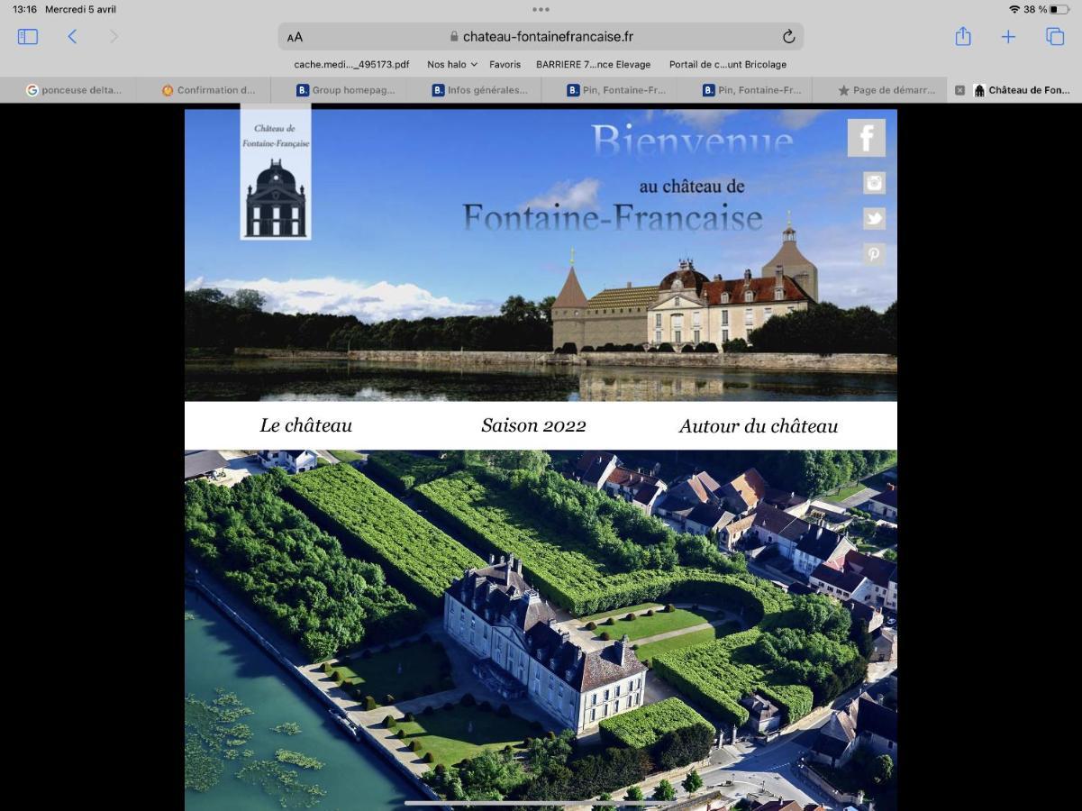 Rue De La Tour Du Pin Villa Fontaine-Française Eksteriør bilde